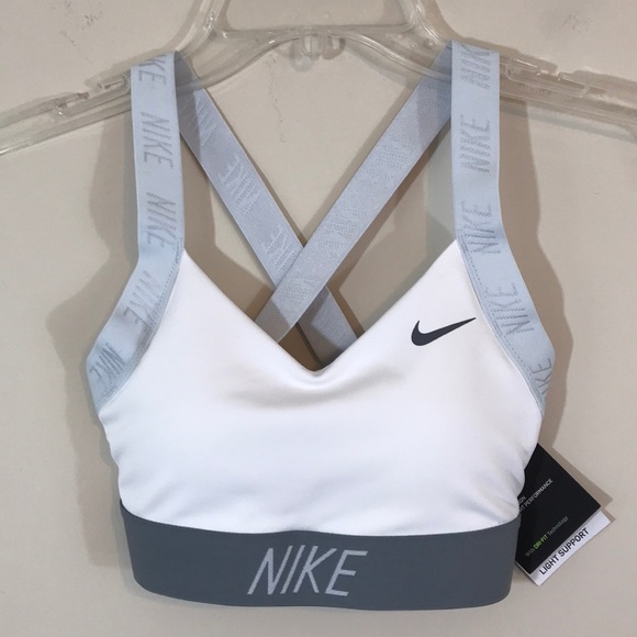 Nike Other - NWT [nike] Pro Indy Dri-Fit Logo Back Sports Bra